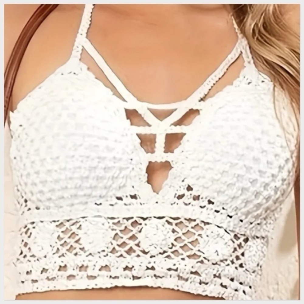 Bohemian crochet halter top